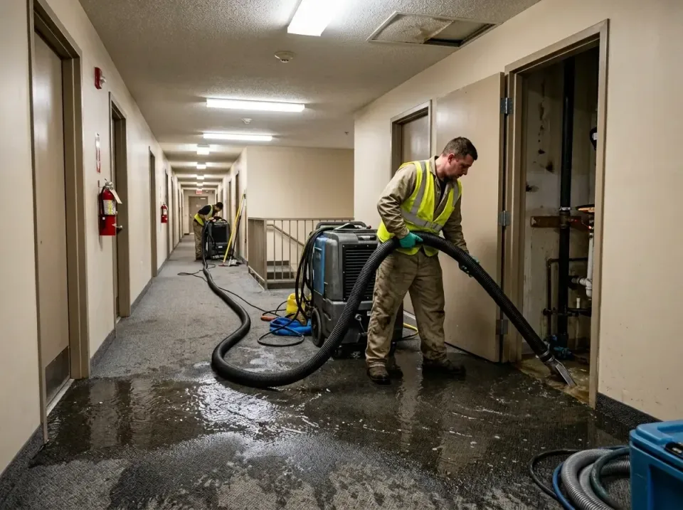 multi-unit-apartment-hallway-f-005 — frequently asked questions, Emergency Burst Pipe Water Extraction & Removal in Pflugerv…